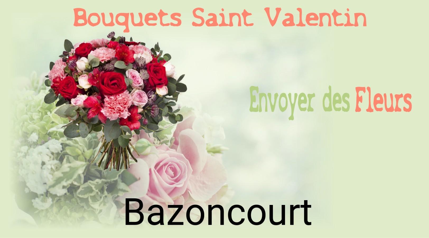 Roses de Saint-Valentin livrées à Bazoncourt